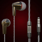 High bass wired earphones 803 with dedicated mic & control button